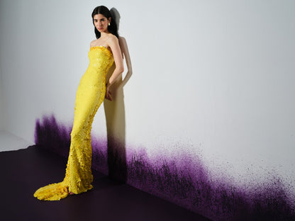 Ailena | Bellini Sequin-Trim Evening Gown2